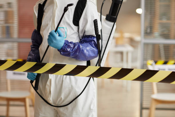 Professional Biohazard Cleanup technician working in Broomall, PA